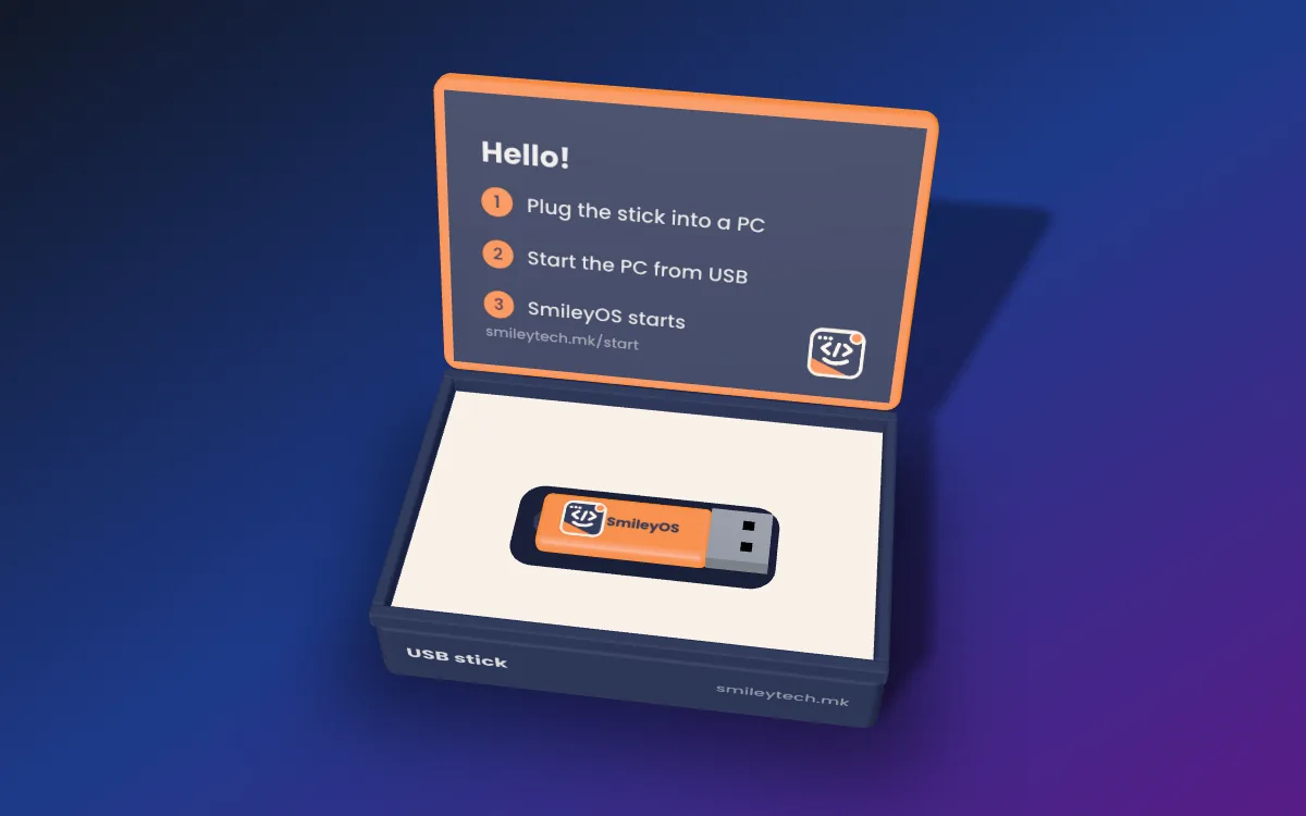 SmileyOS USB stick